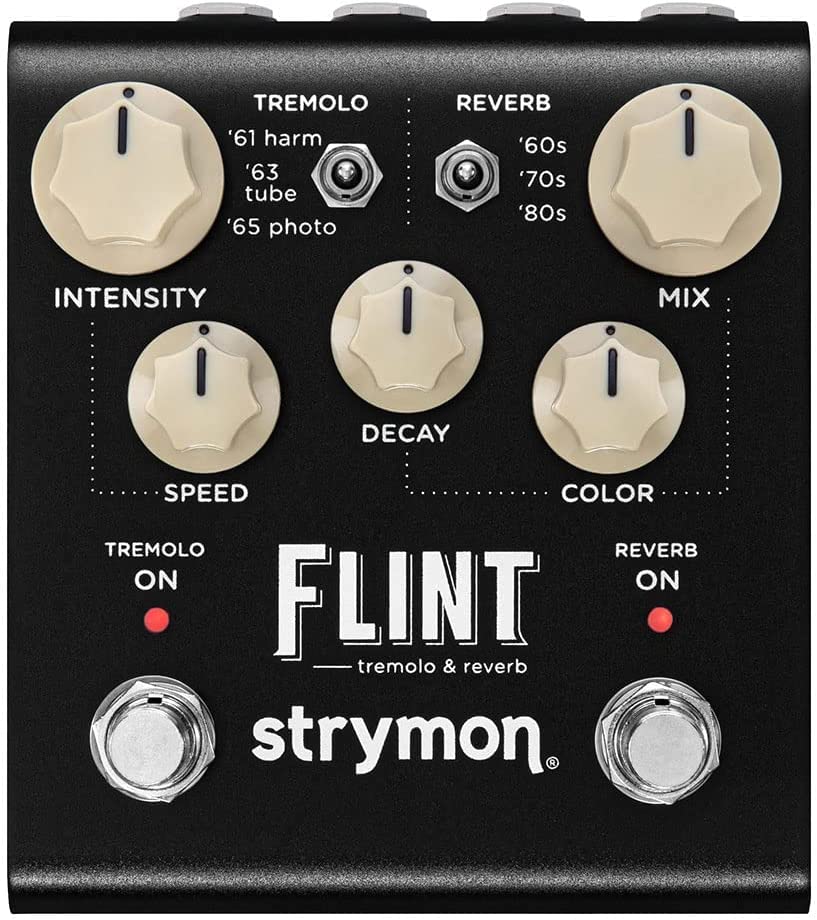 Strymon Flint Tremolo and Reverb Pedal on a white background