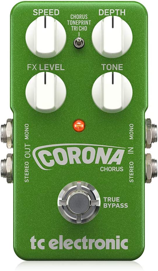 TC Electronic CORONA CHORUS TonePrint-Enabled Chorus Pedal on a white background