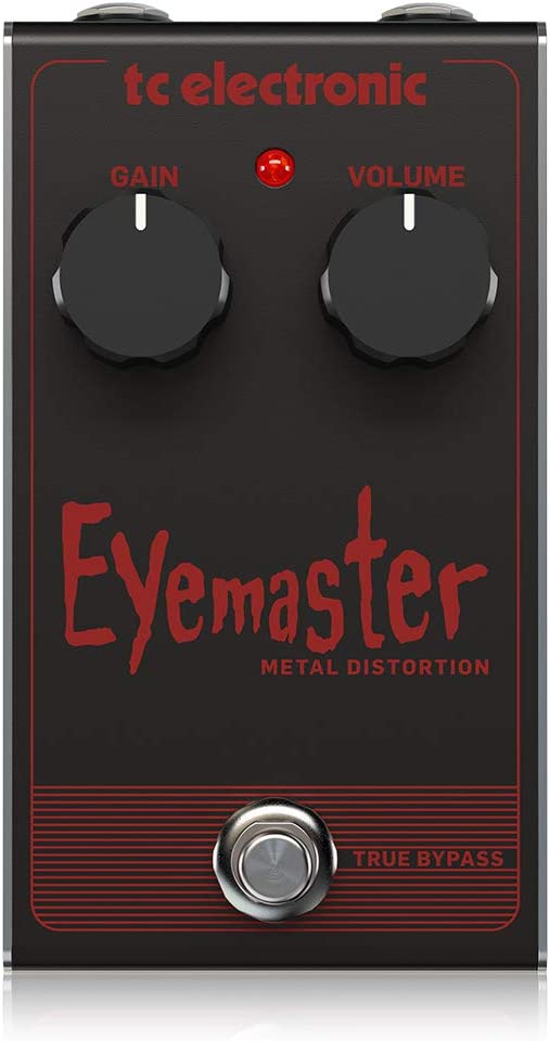 TC Electronic Eyemaster Metal Distortion Pedal on a white background