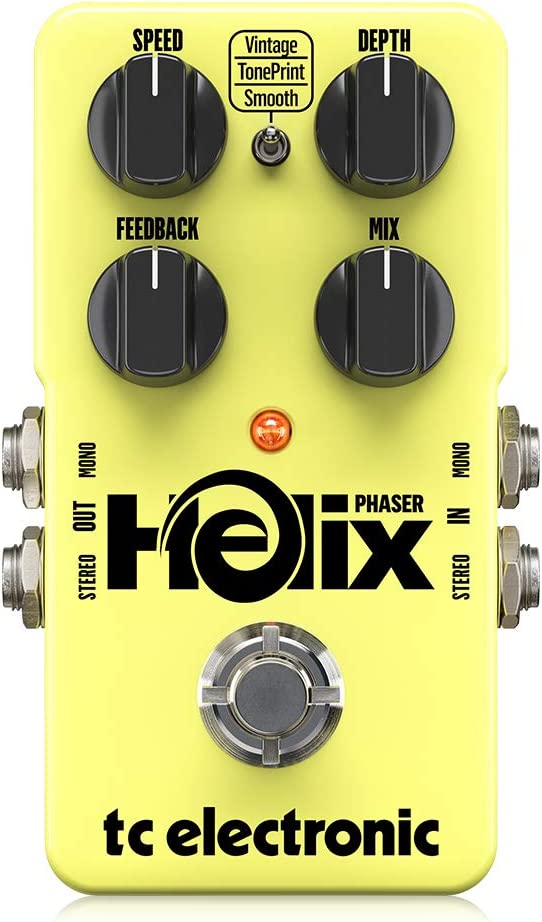 TC Electronic HELIX Phaser Pedal on a white background
