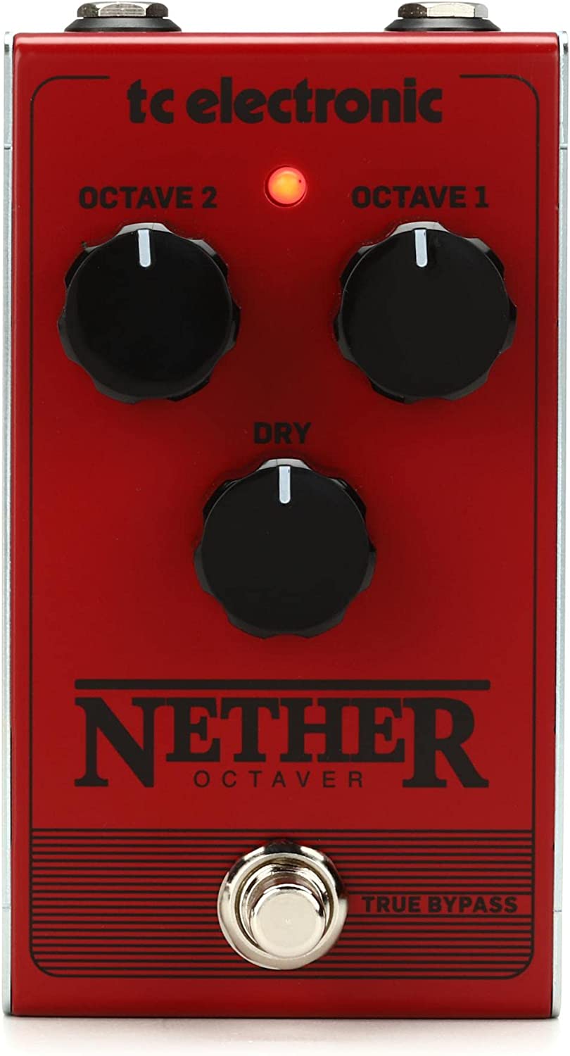 TC Electronic Nether Octaver Pedal on a white background