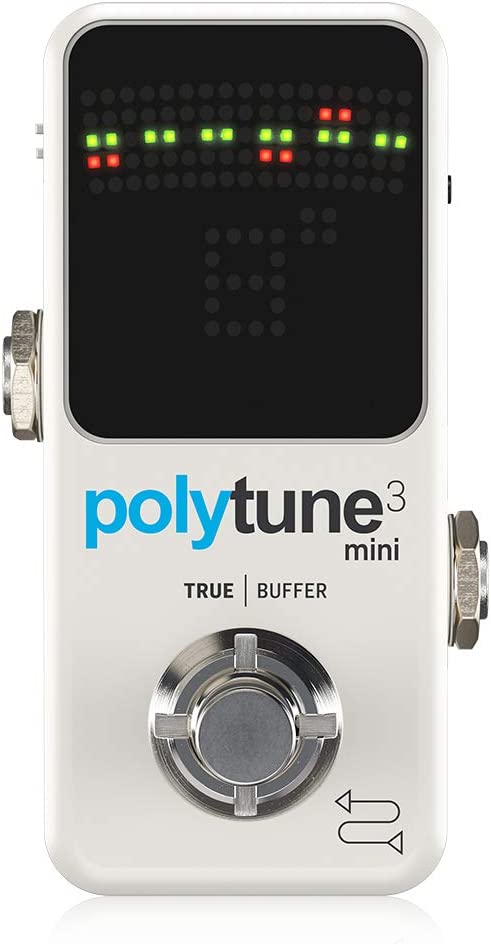 TC Electronic Polytune 3 Mini Pedal on a white background