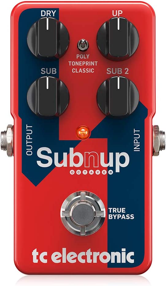 TC Electronic Sub 'N' Up Octaver Pedal on a white background