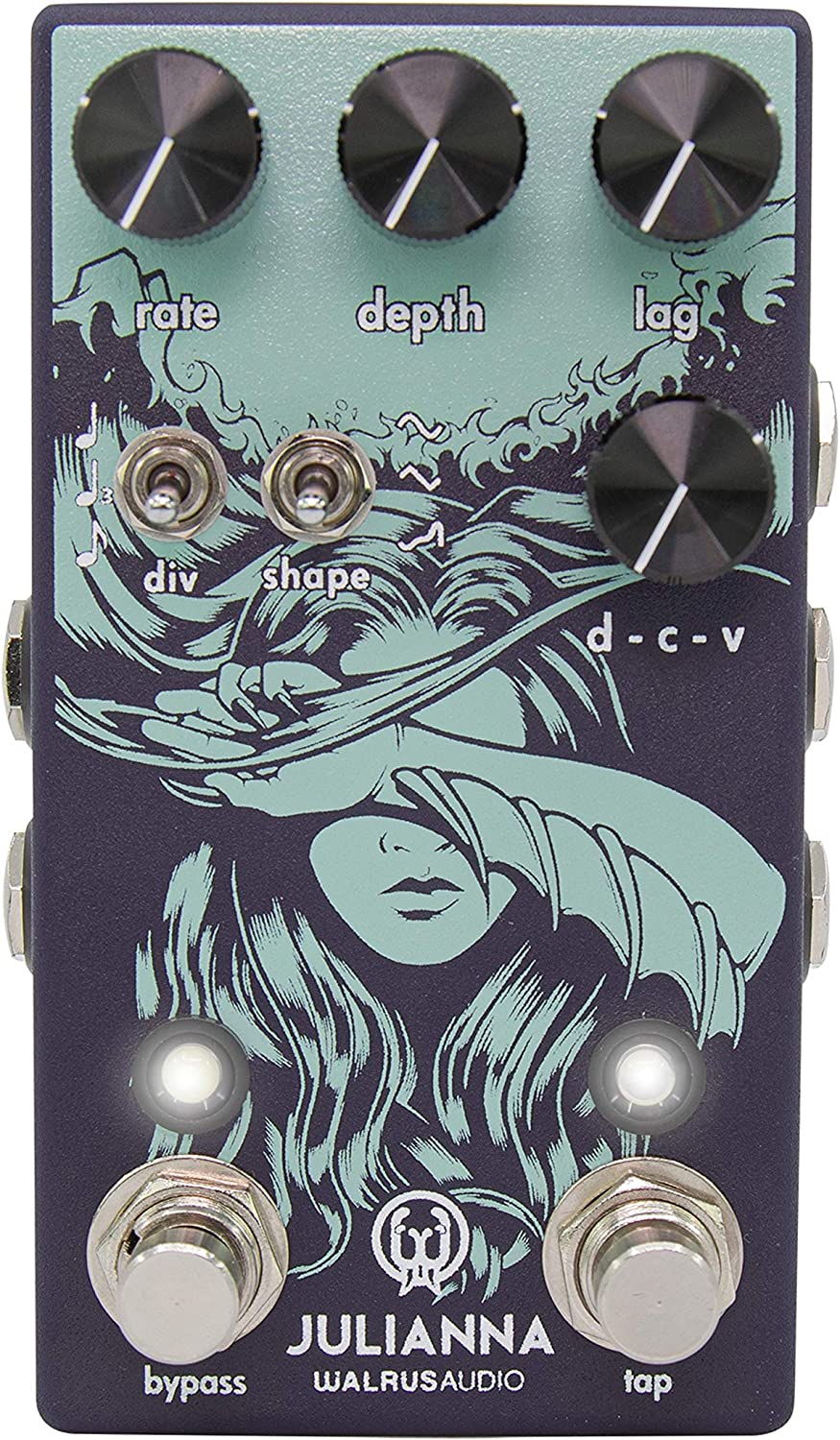 Walrus Audio Julianna Deluxe Chorus Vibrato Pedal on a white background