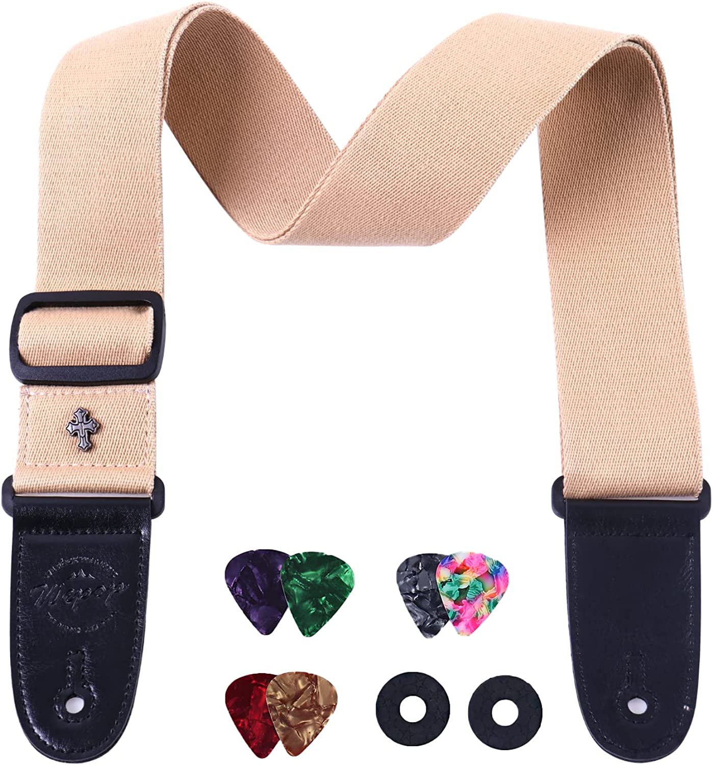 WeBingo Guitar Strap on a white background