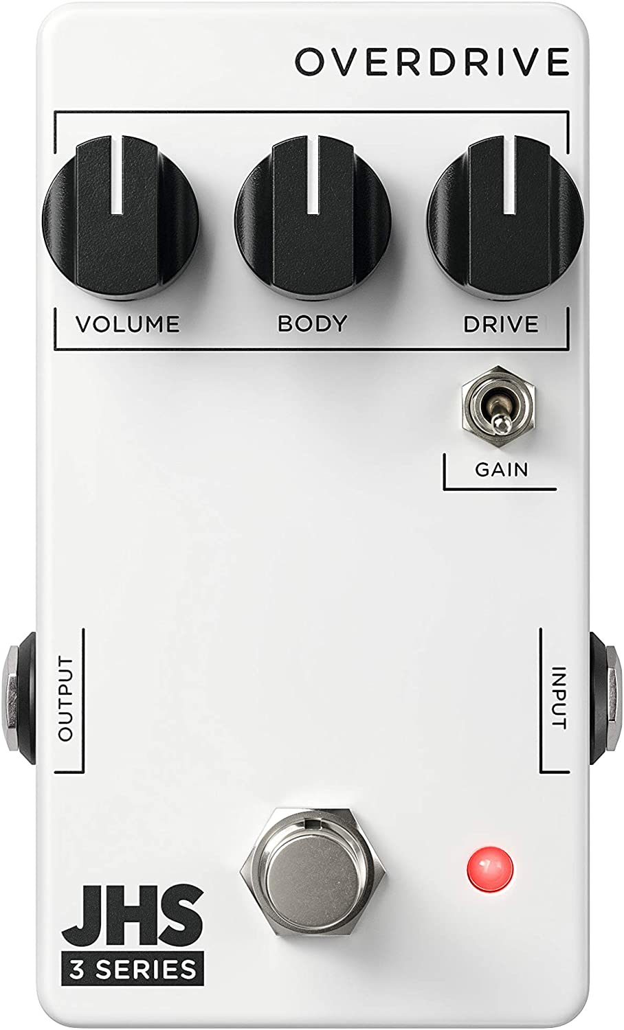 JHS Pedals 3 Series Overdrive Pedal on a white background