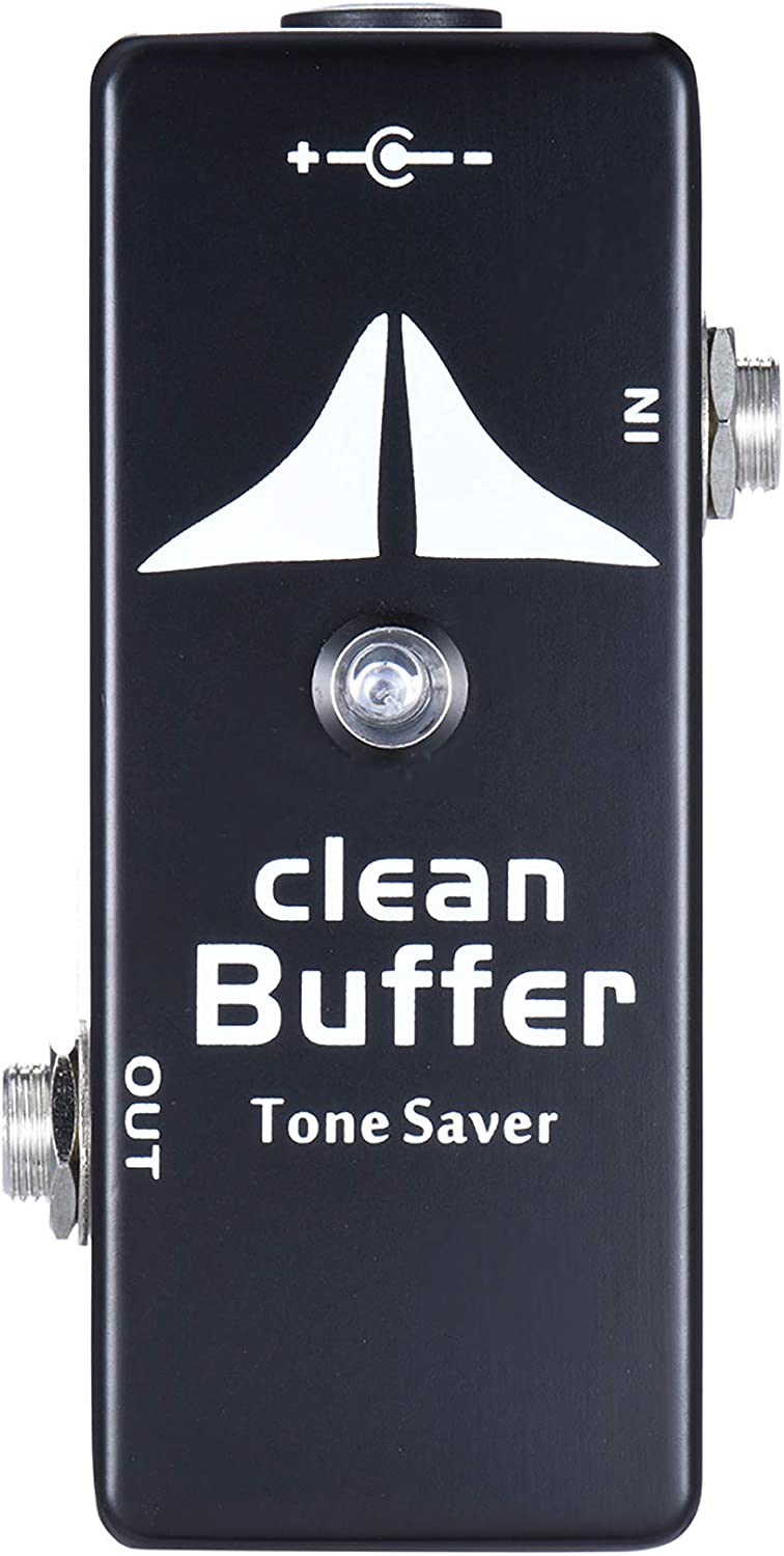 MOSKYAudio Mini Clean Buffer Pedal on a white background