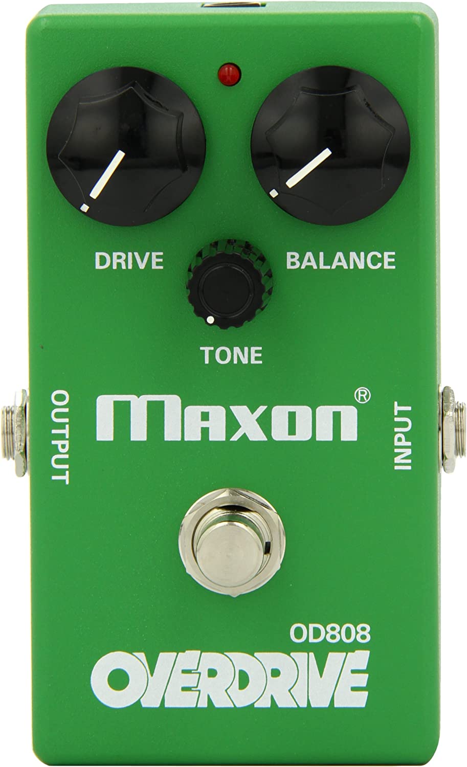 Maxon Reissue Series OD808 Overdrive Pedal on a white background