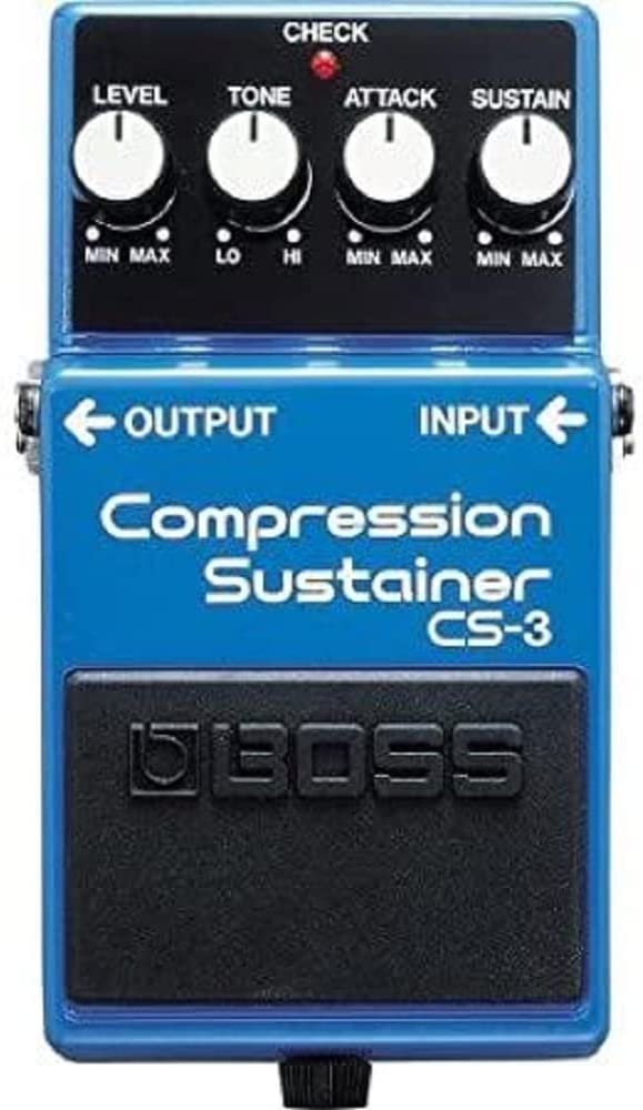 Boss CS-3 Compressor/Sustainer Pedal on a white background