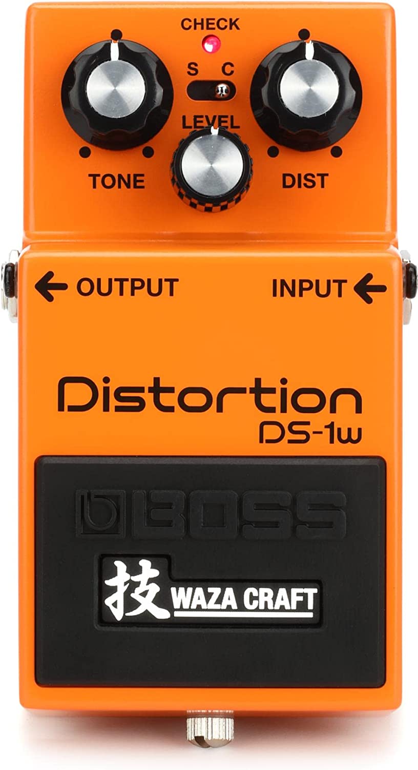 Boss DS-1W Waza Craft Distortion Pedal on a white background