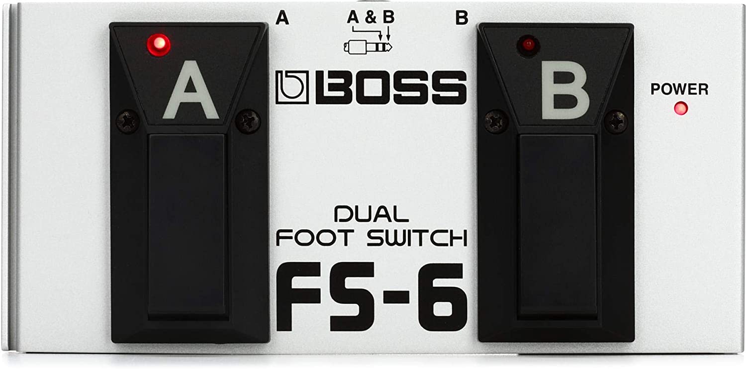 Boss FS-6 Dual Foot Switch Pedal on a white background