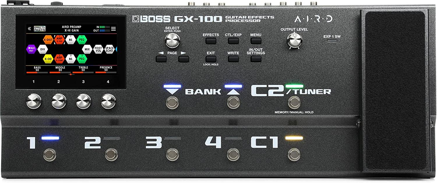 Boss GX-100 Guitar Multi-Effects Pedal on a white background