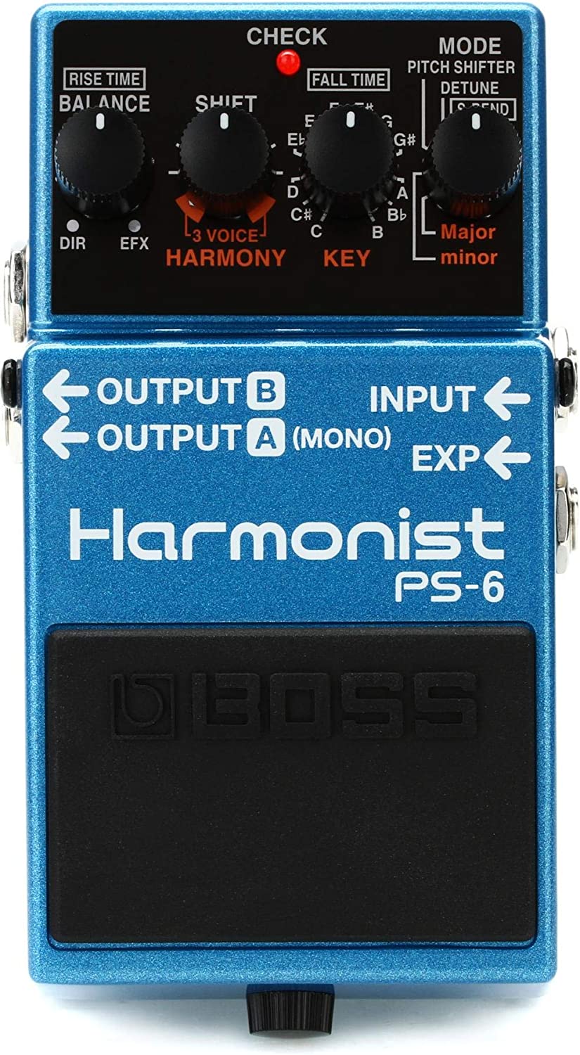 Boss PS-6 Harmonist Pedal on a white background