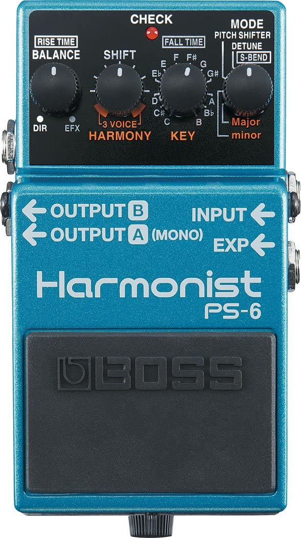 Boss PS-6 Harmonizer Guitar Effects Pedal on a white background