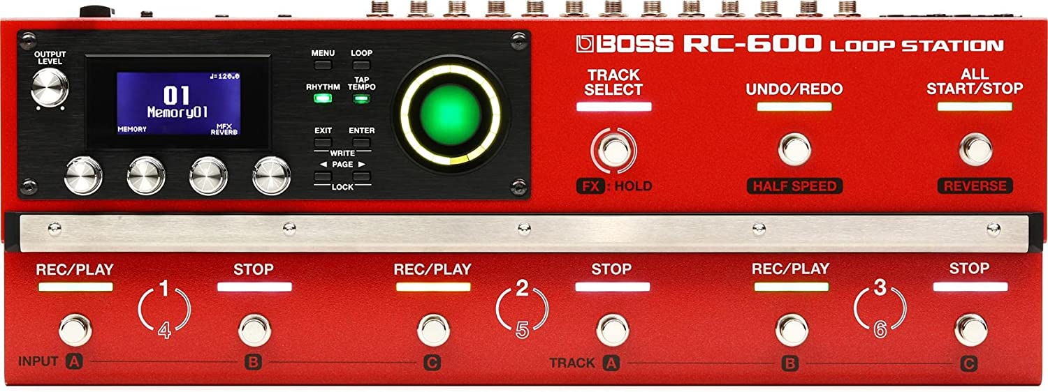 Boss RC-600 Loop Station Looper Pedal on a white background