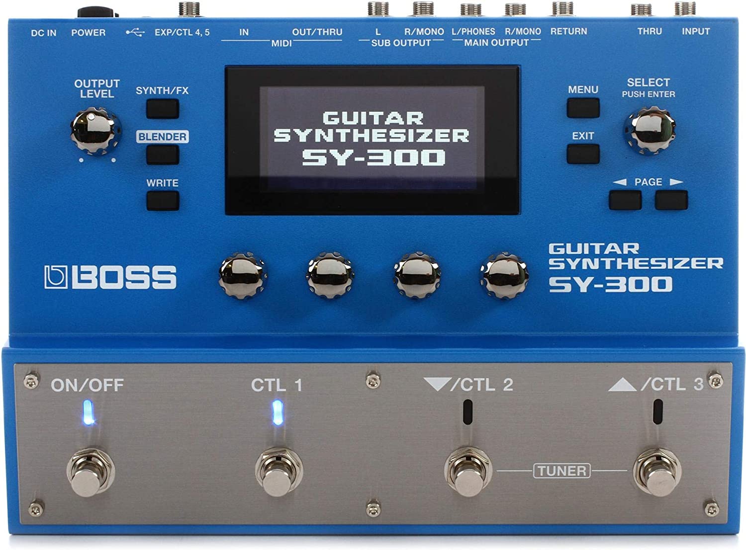 Boss SY-300 Advanced Guitar Synth on a white background