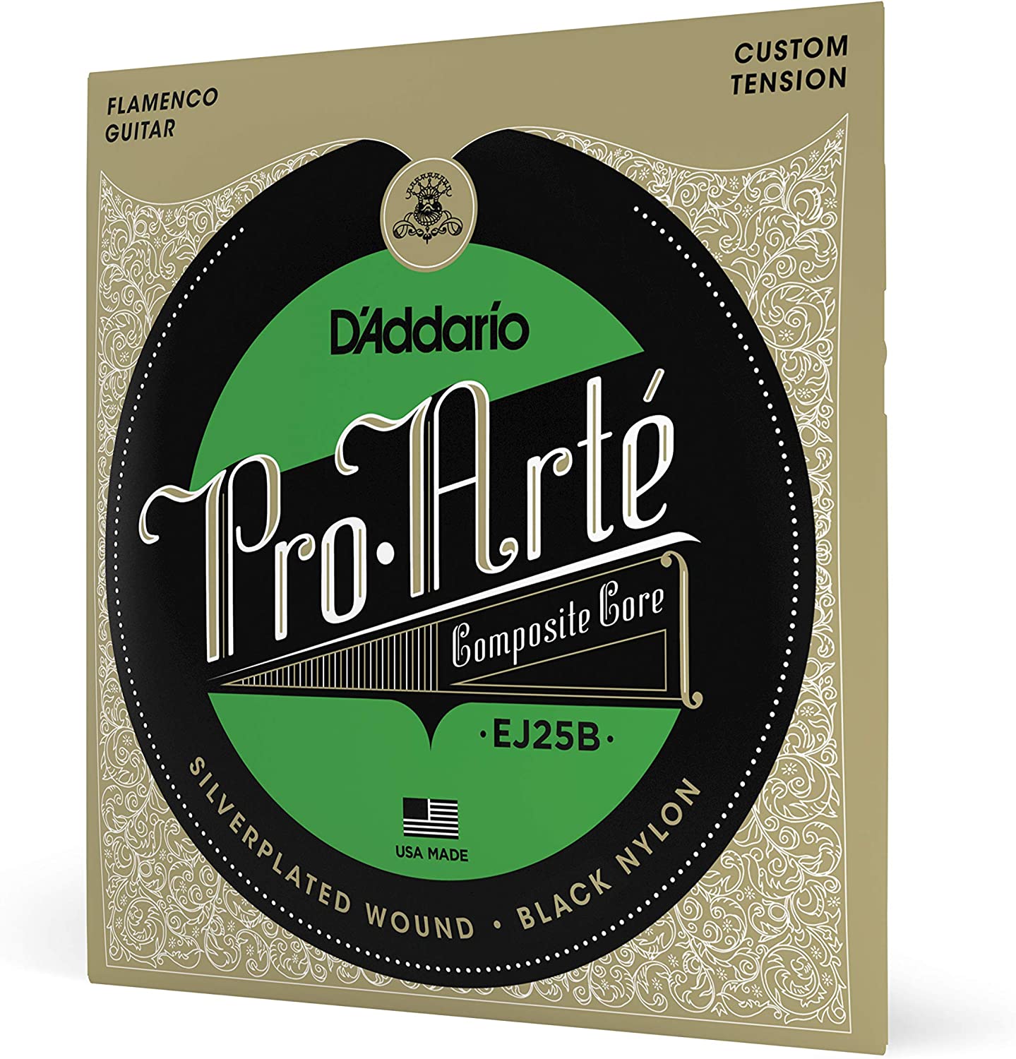 D'Addario EJ25B Classical Guitar Strings on a white background