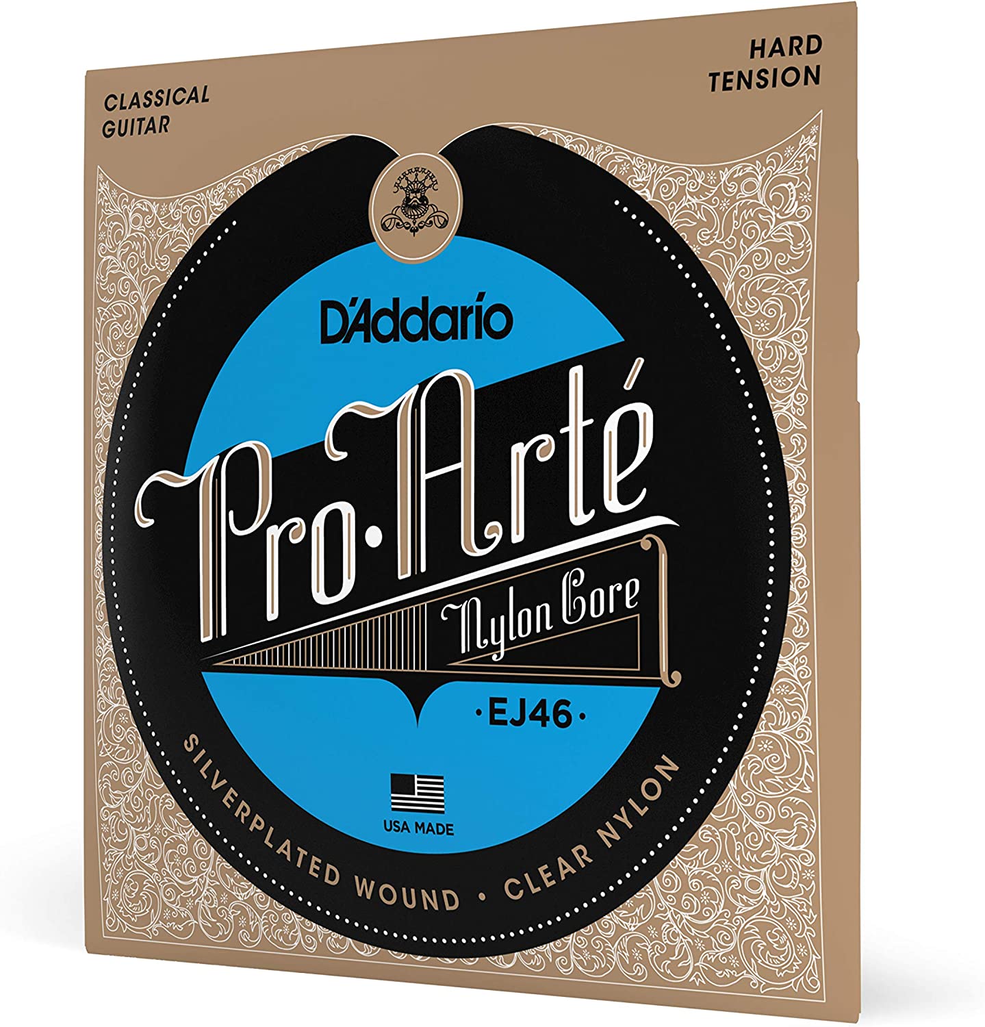 D’Addario EJ46 Pro-Arte Classical Guitar Strings on a white background