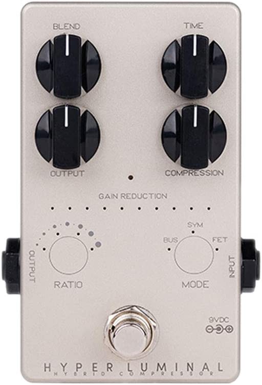 Darkglass Electronics Hyper Luminal Hybrid Compressor Pedal on a white background