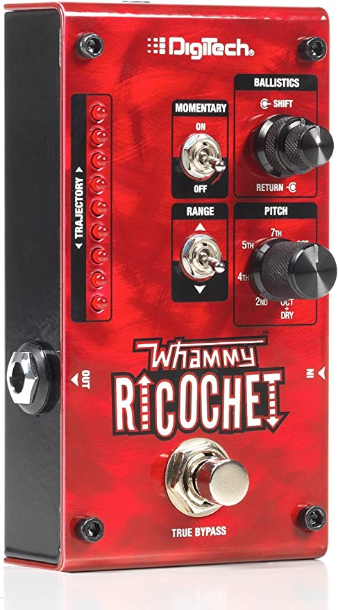 DigiTech Whammy Ricochet Pitch Shifting Guitar Effects Pedal on a white background