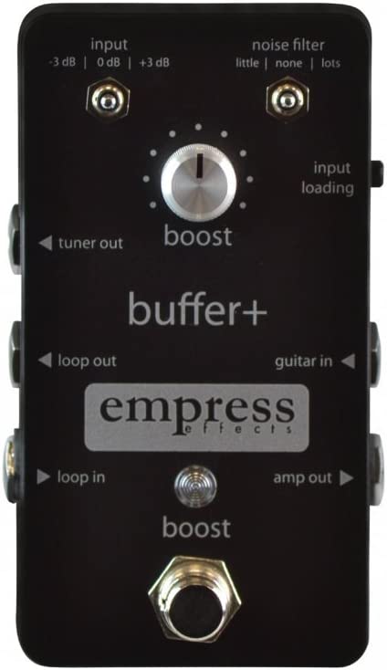 Empress Buffer Plus & Boost Pedal on a white background