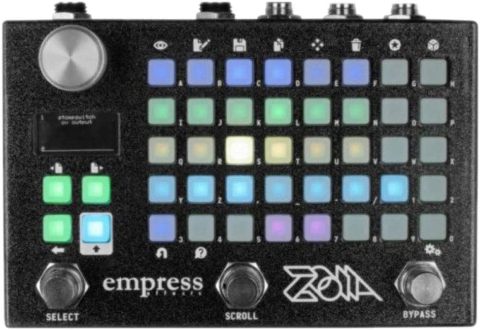 Empress Effects ZOIA Modular Synthesizer Pedal on a white background