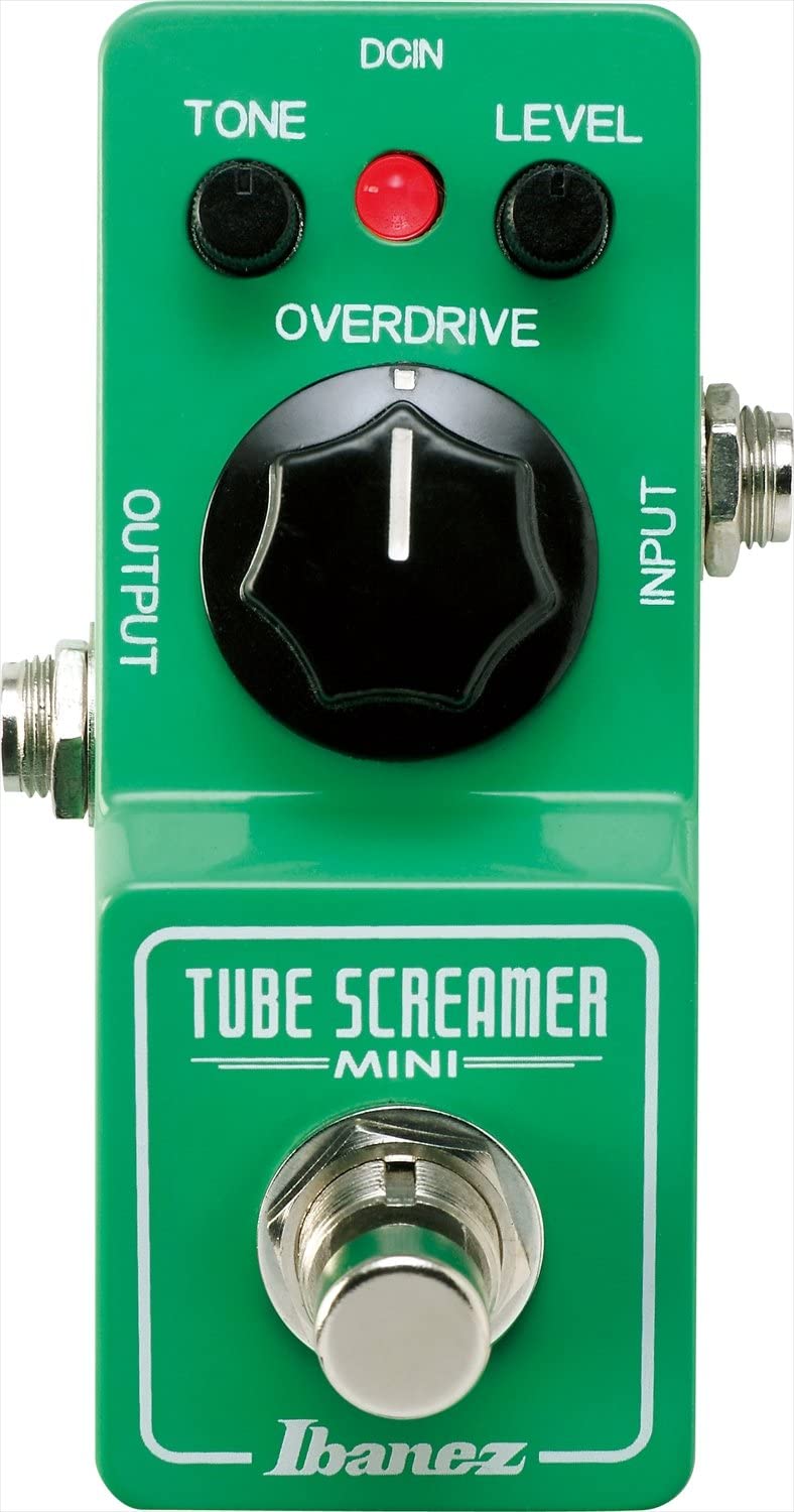 Ibanez Tube Screamer Mini Pedal on a white background