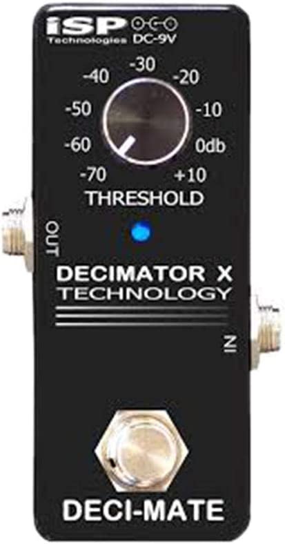 ISP Technologies Deci-Mate Micro Noise Gate Pedal on a white background