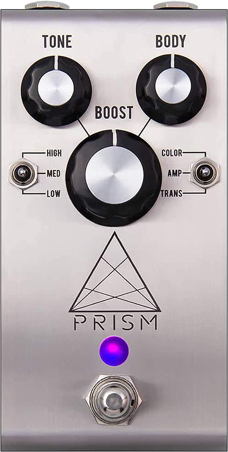 Jackson Audio Prism EQ and Boost Guitar Effects Pedal on a white background
