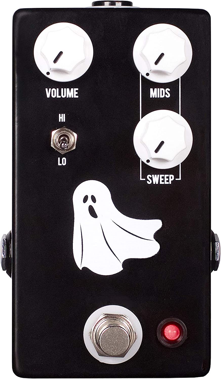 JHS Haunting Mids Sweepable Midrange EQ Guitar Pedal on a white background