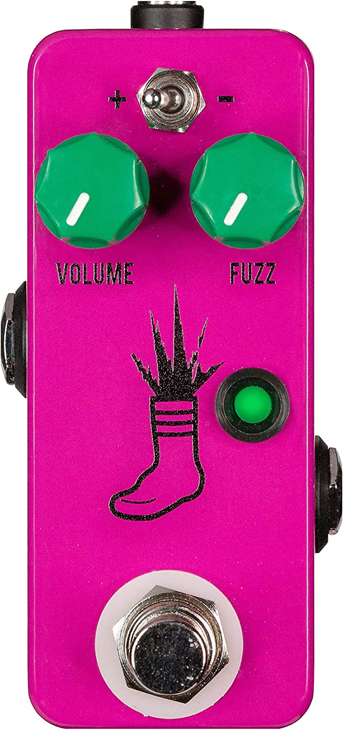 JHS Mini Foot Fuzz Effects Pedal on a white background