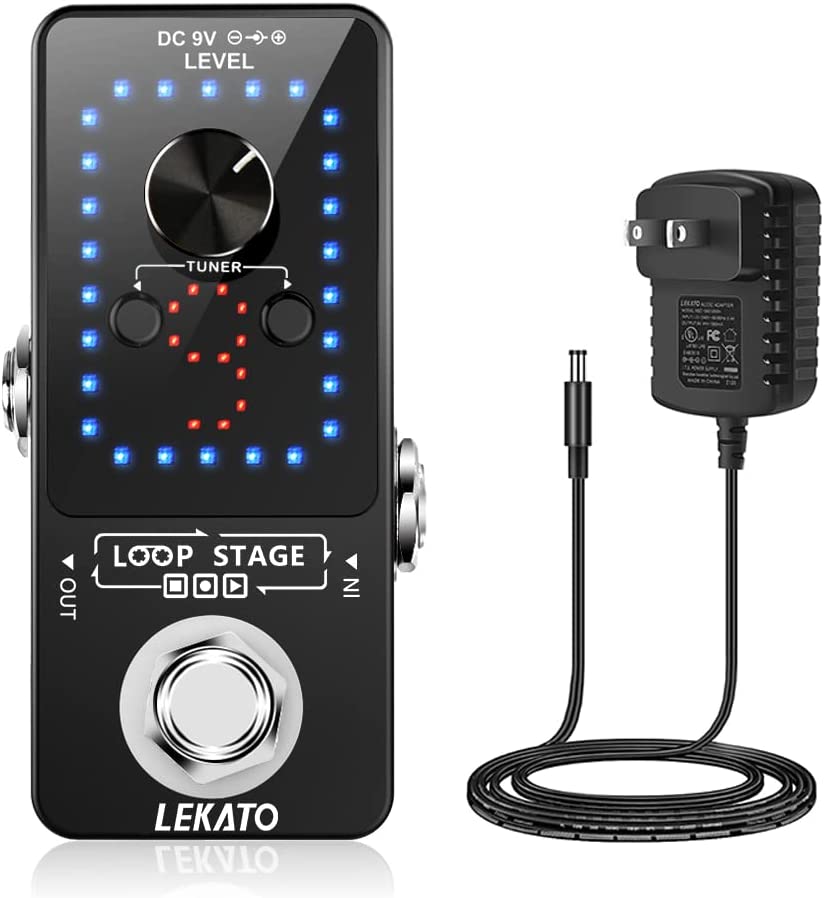 LEKATO Guitar Looper Pedal on a white background
