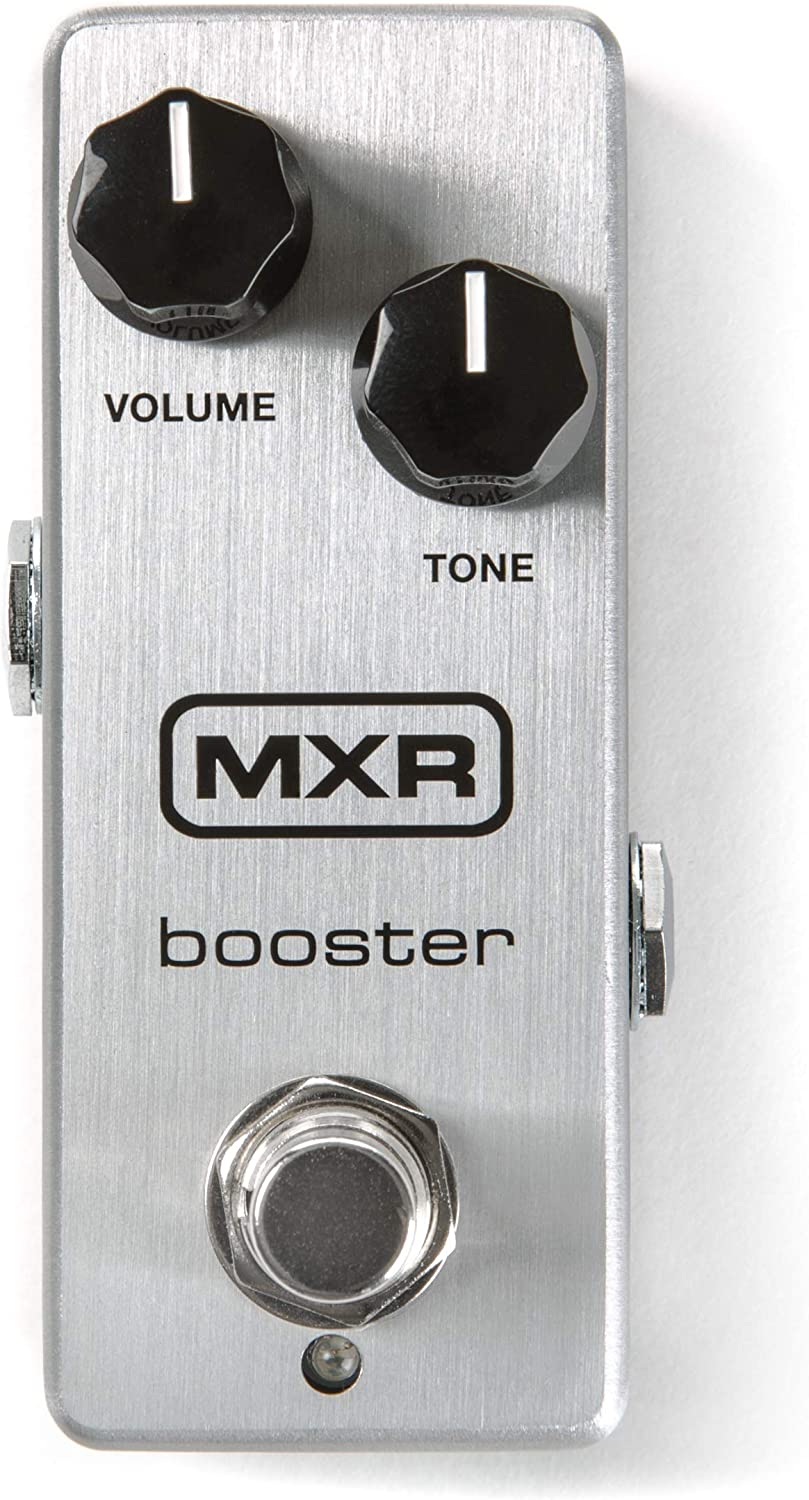 MXR Booster Mini Guitar Effects Pedal on a white background