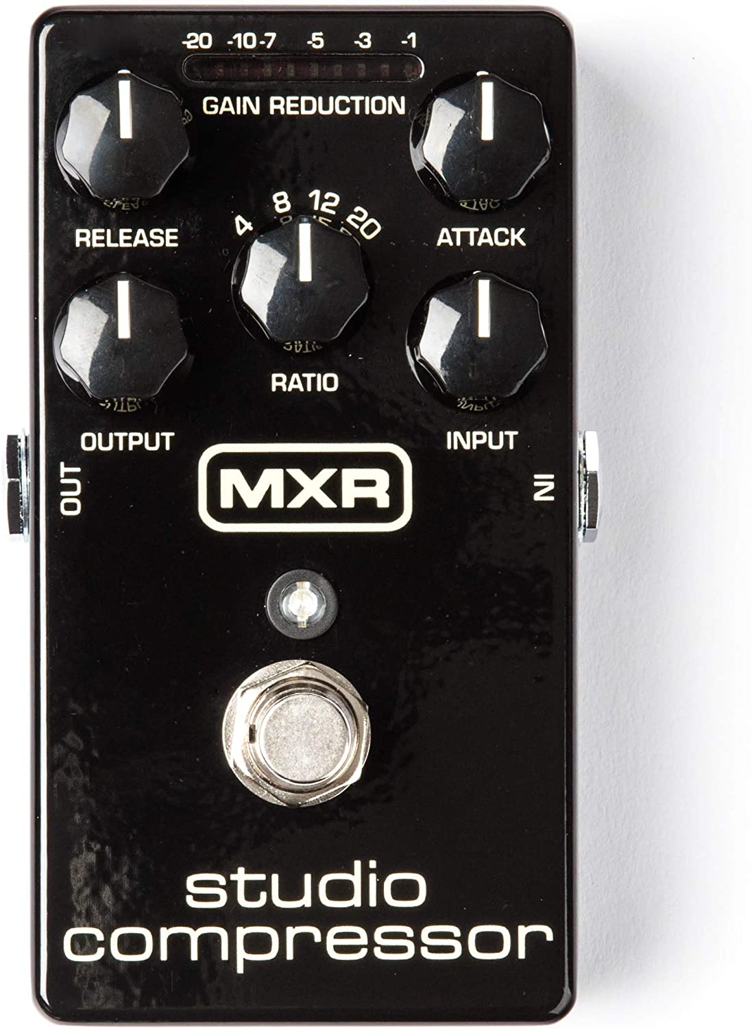 MXR Studio Compressor Guitar Effects Pedal on a white background