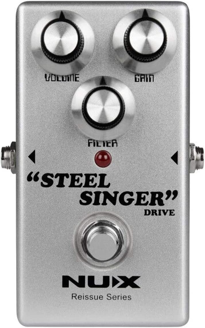 NUX Steel Singer Drive pedal on a white background