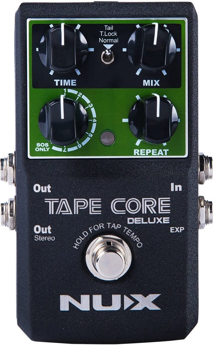 NUX Tape Core Deluxe Pedal on a white background