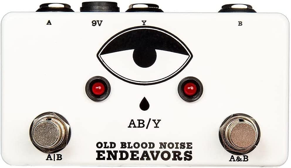 Old Blood Noise AB/Y Switcher Pedal on a white background