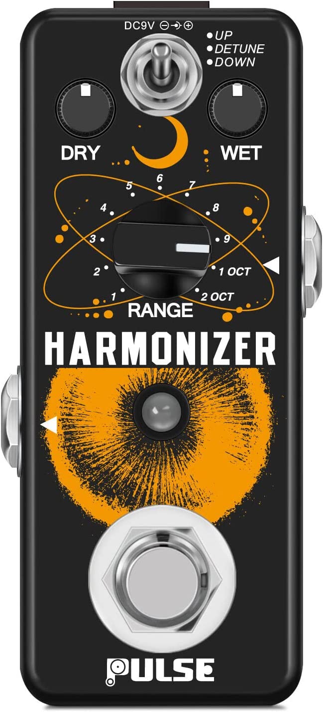 Pulse PT-37 Harmonizer Pitch Shifter Pedal on a white background