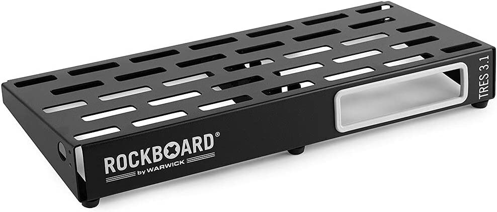 RockBoard TRES Pedal Board on a white background