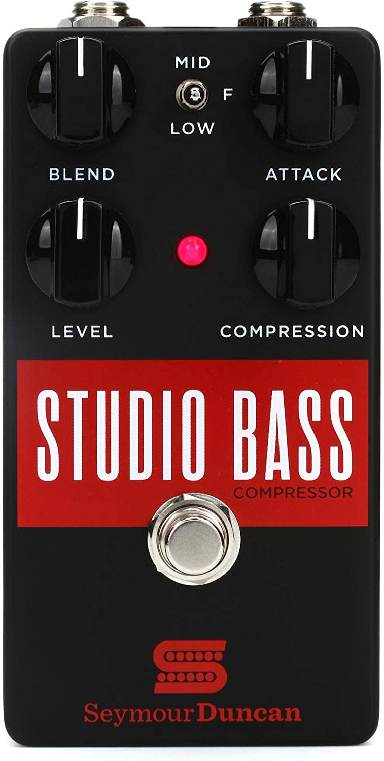 Seymour Duncan Studio Bass Compressor Pedal on a white background