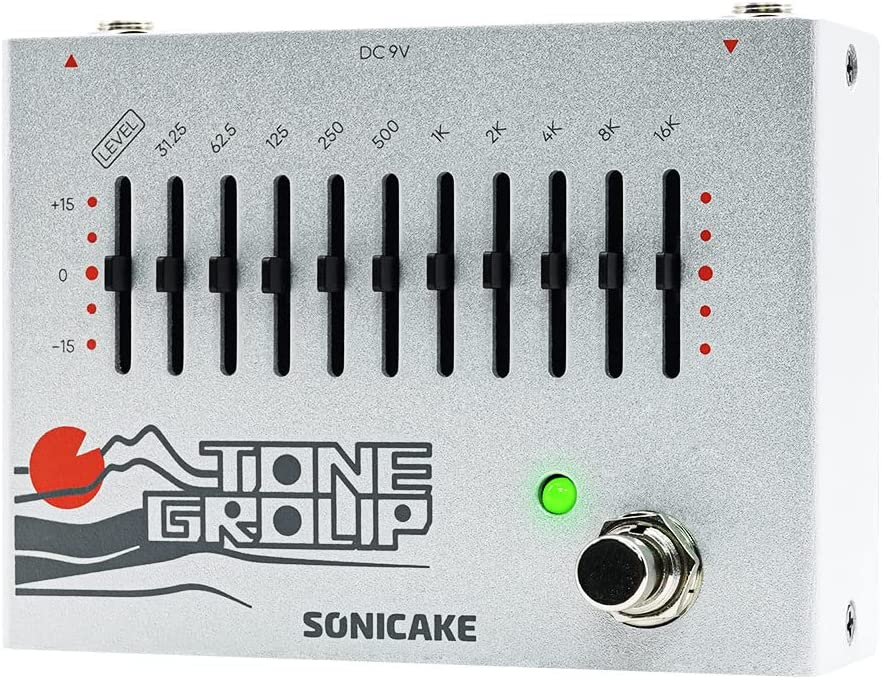 SONICAKE Equalizer Guitar Effects Pedal on a white background