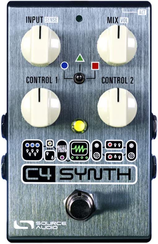 Source Audio C4 Synth Pedal on a white background