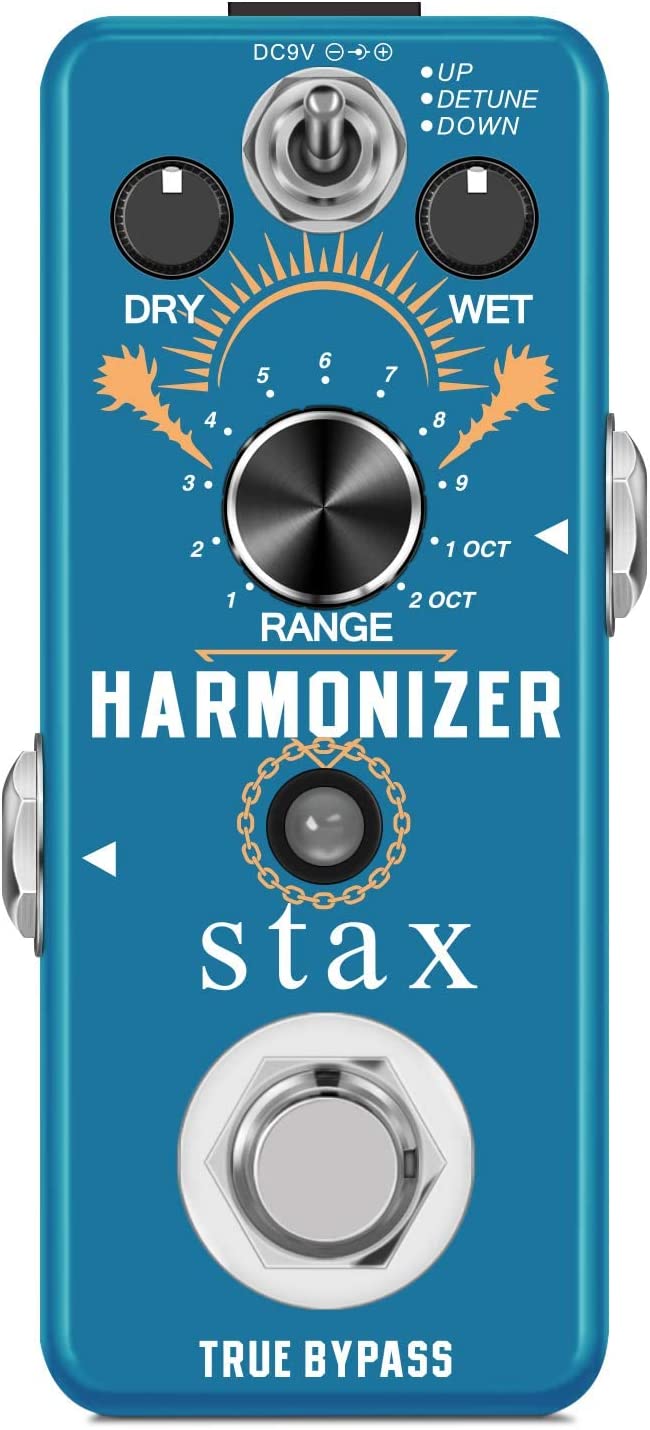 Stax Guitar Harmonizer Pedal on a white background