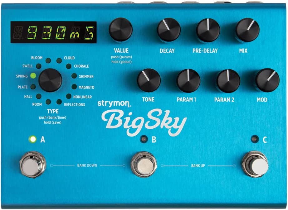 Strymon NightSky Reverb Pedal on a white background