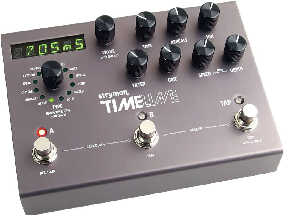 Strymon TimeLine Delay Effects Pedal on a white background