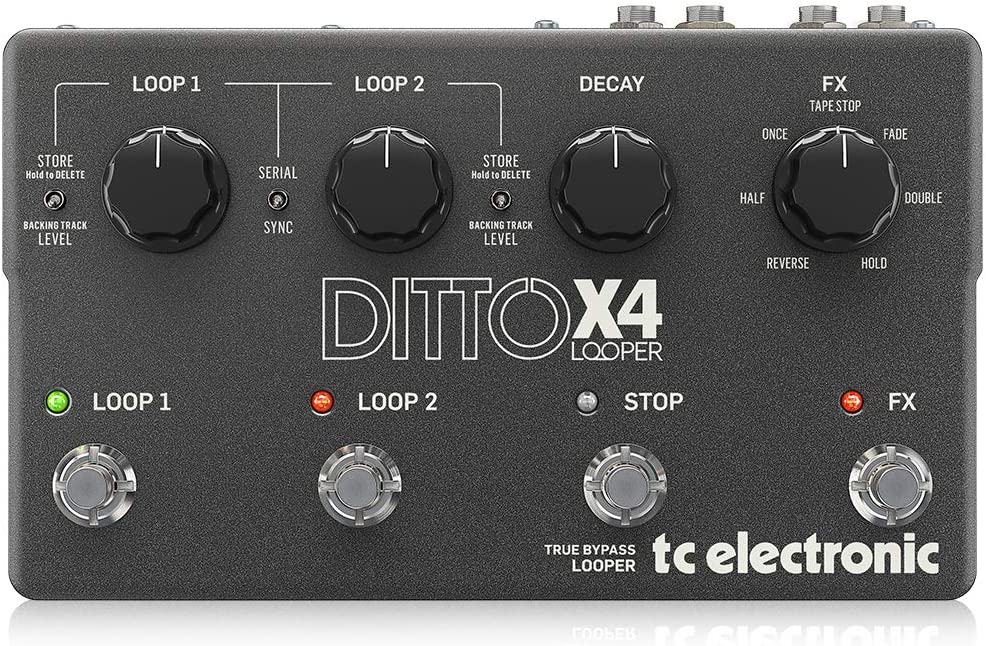 TC Electronic DITTO X4 Looper Pedal  on a white background