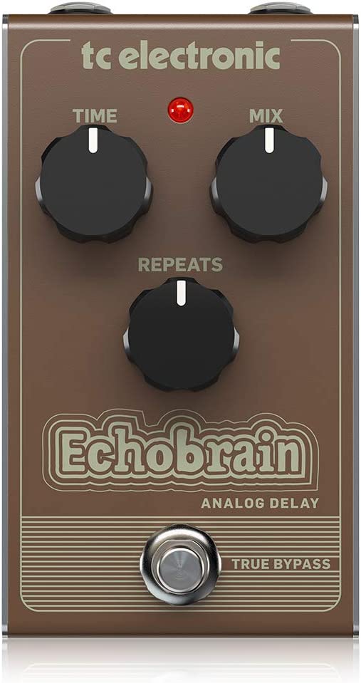 TC Electronic ECHOBRAIN Vintage-Style Delay Pedal on a white background