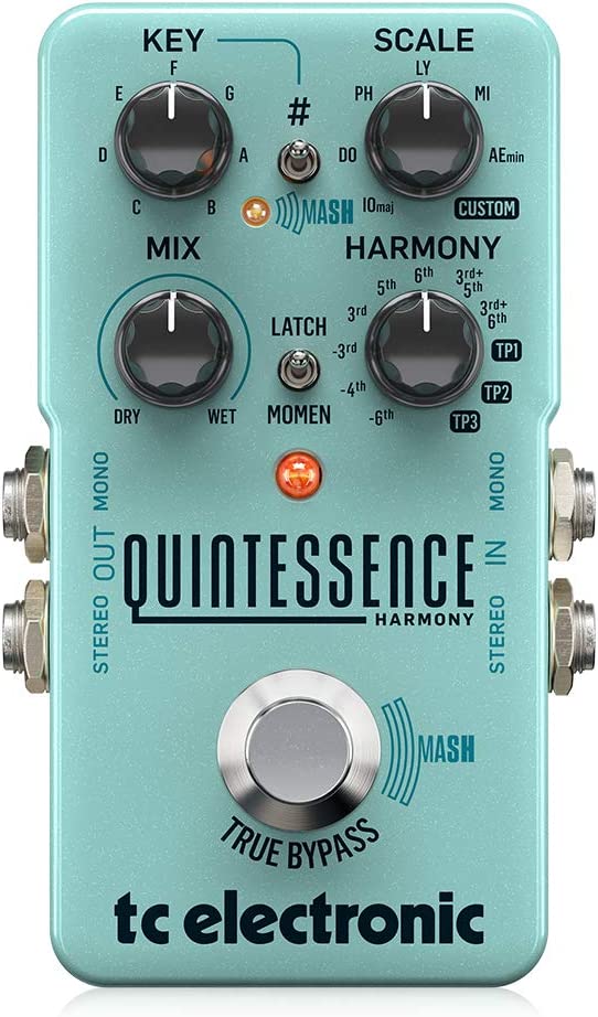 TC Electronic Quintessence Harmonizer Pedal on a white background