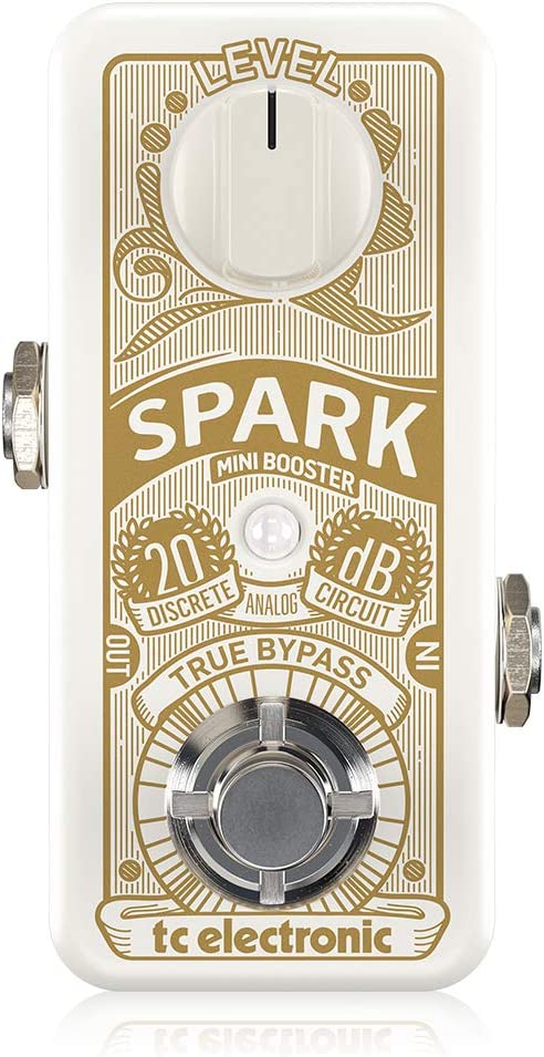 TC Electronic SPARK Mini Booster Pedal on a white background
