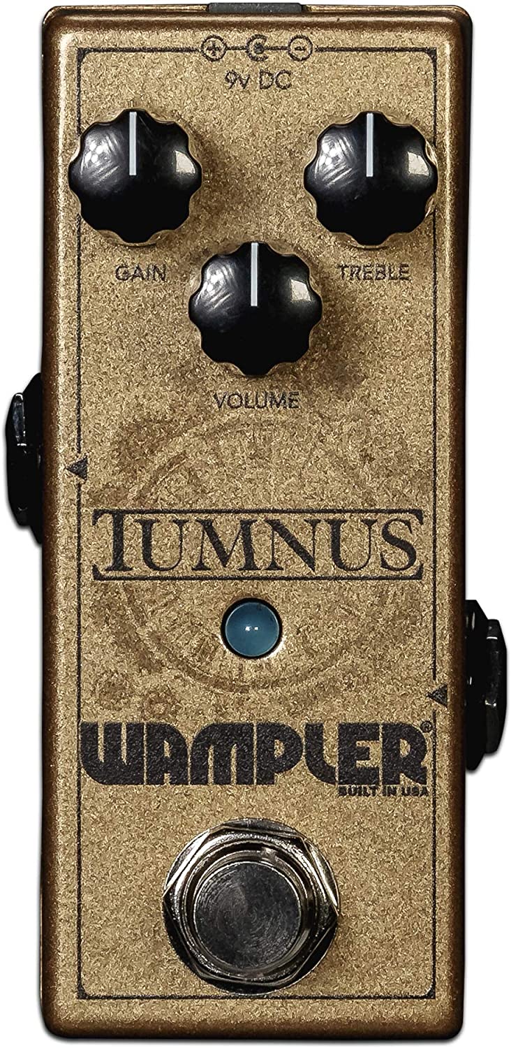 Wampler Tumnus V2 Overdrive & Boost Pedal on a white background